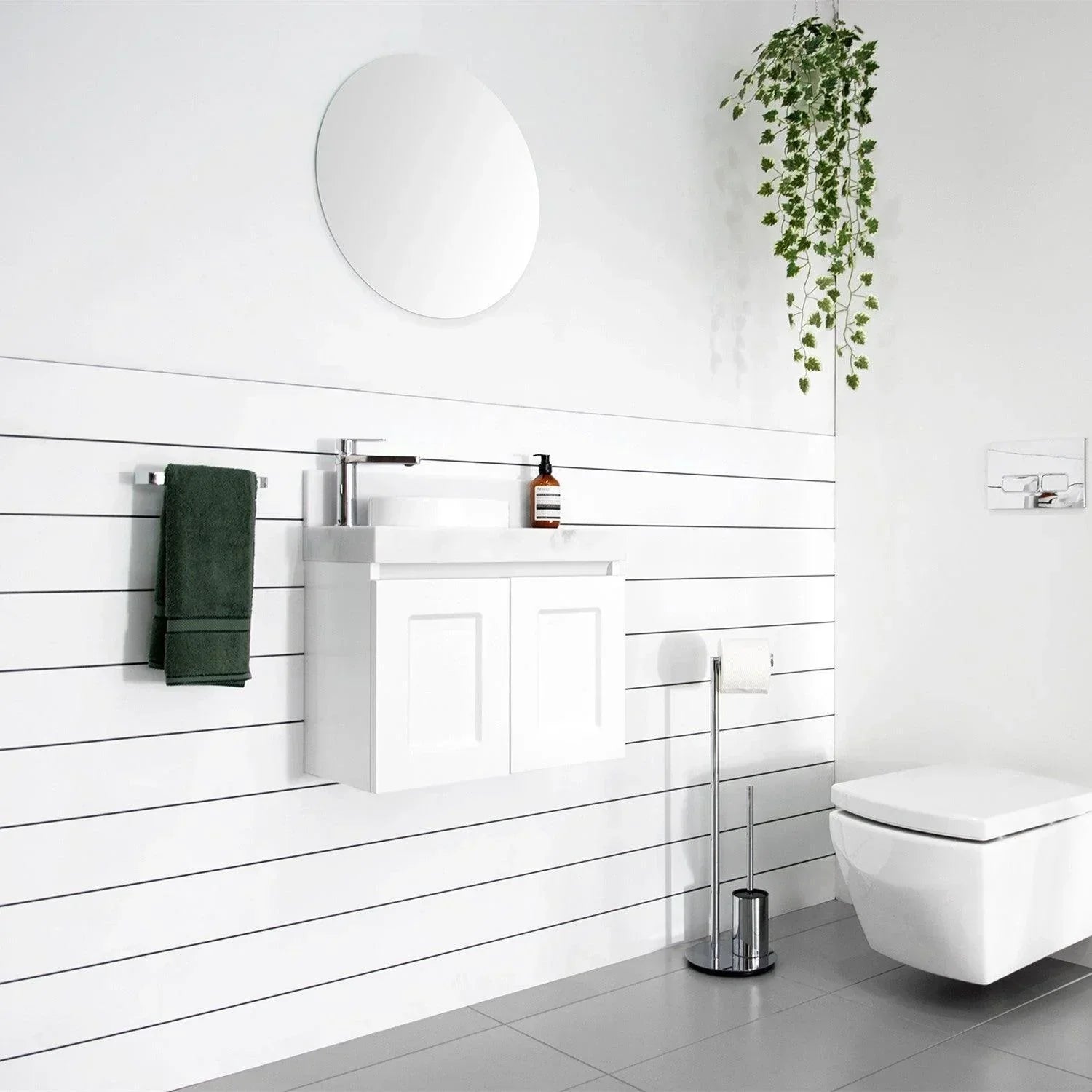 ADP London Mini Wall Hung Vanity - Ideal Bathroom CentreTLDM400WHGW400mm CentreGloss White