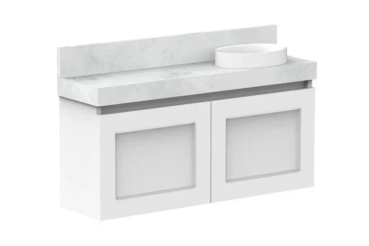 ADP London Mini Wall Hung Vanity - Ideal Bathroom CentreTLDM900WHMWR900mm Right Hand BasinMatte White