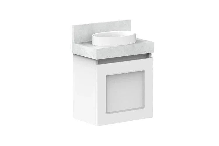 ADP London Mini Wall Hung Vanity - Ideal Bathroom CentreTLDM400WHMW400mm CentreMatte White