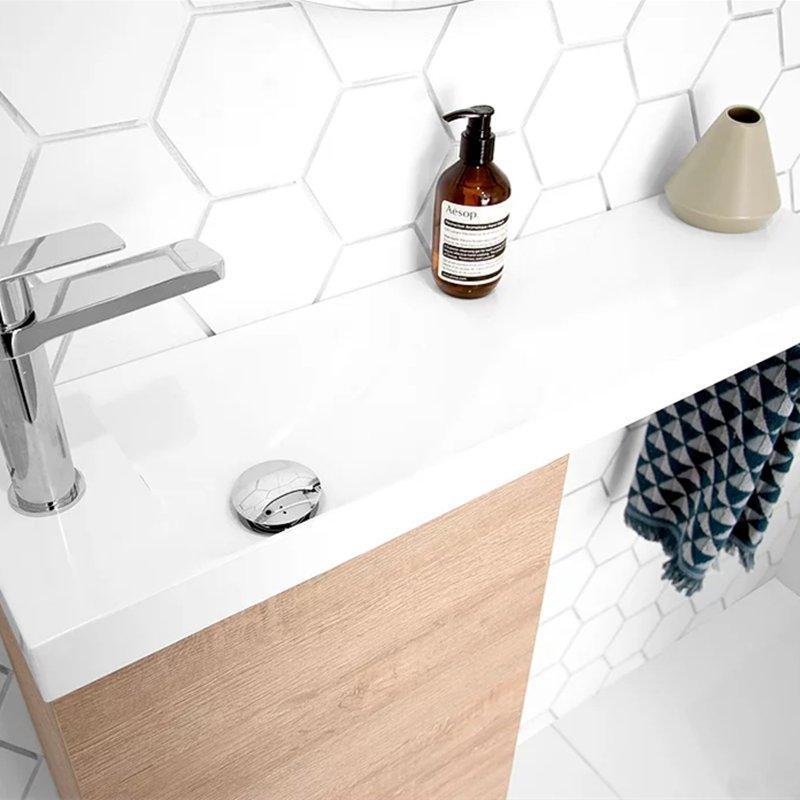 ADP Petite Rail Small Space Vanity - Ideal Bathroom CentrePETR550WH550 Top / 400 CabinetWall Hung