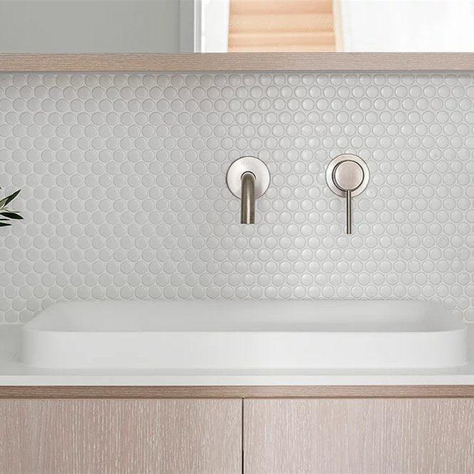 ADP Pride Solid Surface Semi Inset Basin - Ideal Bathroom CentreTOPTPRI5537-TSMatte White