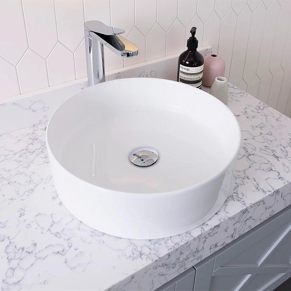 ADP Robbie Ceramic Above Counter Basin - Ideal Bathroom CentreTOPCROB400GW