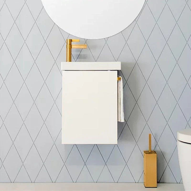 ADP Seek 400mm Small Space Vanity - Ideal Bathroom CentreSEE0400WHWHTCPGloss WhiteChrome