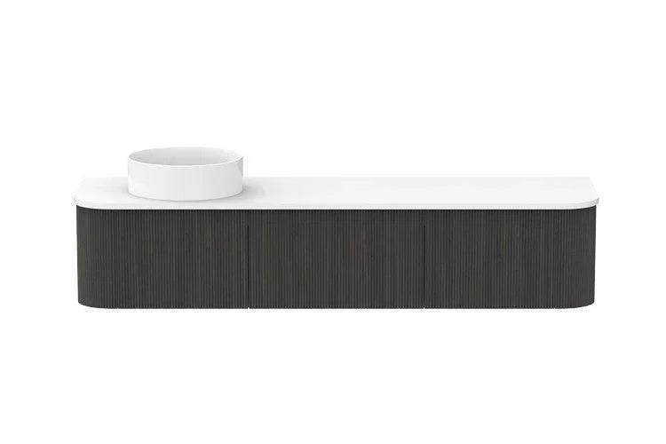 ADP Waverley Curved Wall Hung Vanity - Ideal Bathroom CentreWAVFAS1800WHLCP1800mmLeft Hand BasinBottega Oak