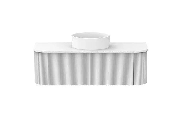 ADP Waverley Curved Wall Hung Vanity - Ideal Bathroom CentreWAVFAS1200WHCCP1200mmCentre BasinUltra White Matte