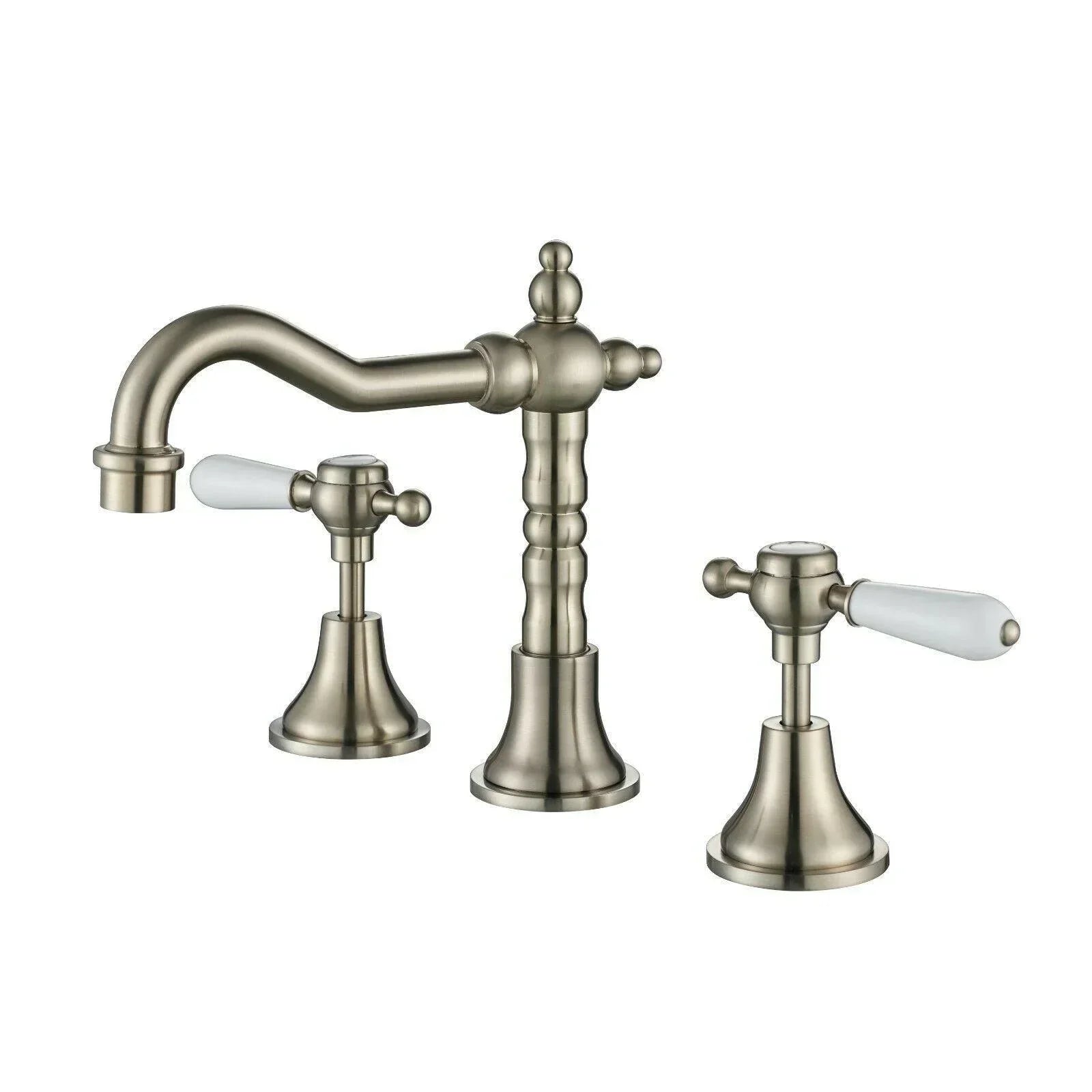 Bordeaux Basin Tap Set - Ideal Bathroom CentreBOR001-1BNBrushed Nickel