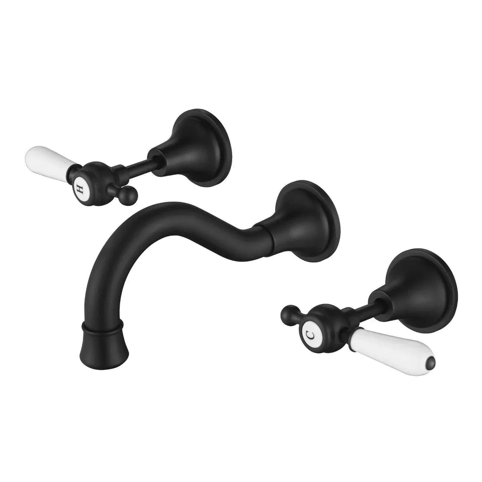 Bordeaux Bath Tap Set - Ideal Bathroom CentreBOR007BKMatte Black