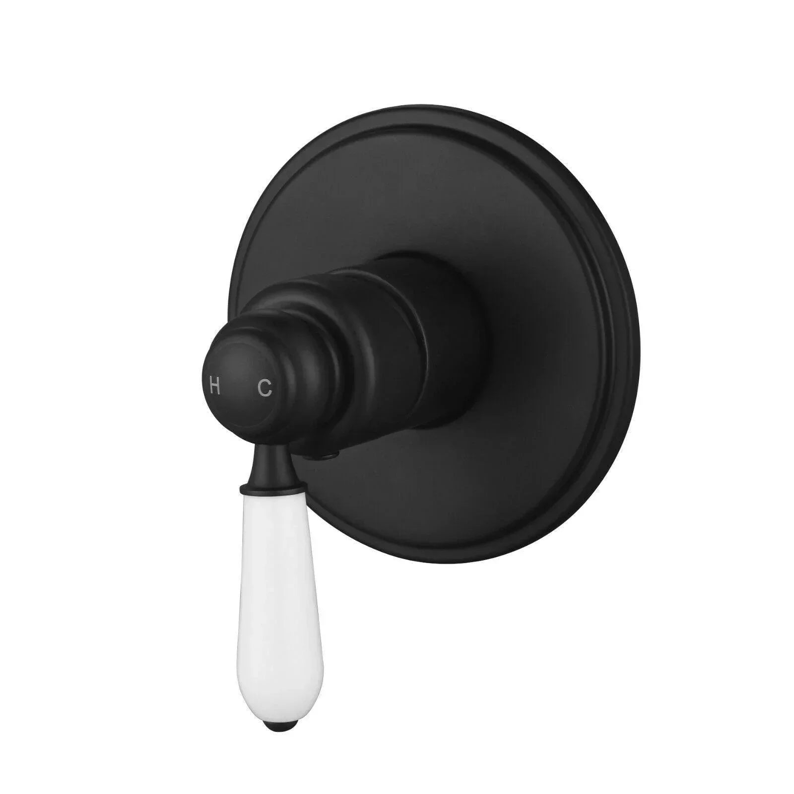 Bordeaux Wall/ Shower Mixer - Ideal Bathroom CentreBOR008BKMatte Black