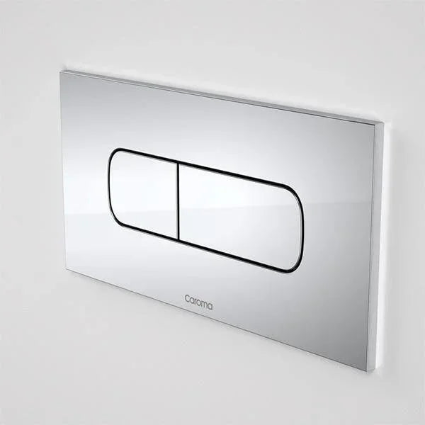 Caroma Invisi Series II Oval Dual Flush Plate & Buttons (Metal) - Ideal Bathroom Centre237078CChrome