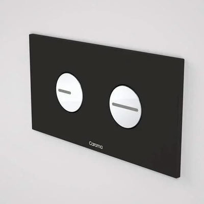 Caroma Invisi Series II Round Dual Flush Plate & Buttons (Plastic)