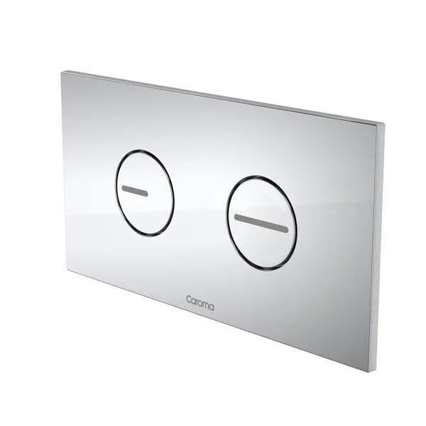 Caroma Invisi Series II Round Dual Flush Plate & Buttons (Plastic) - Ideal Bathroom Centre237010CHChrome