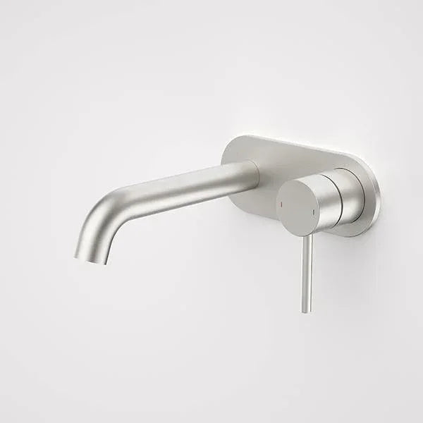 Caroma Liano II 175mm Wall Basin/Bath Mixer - Ideal Bathroom Centre96345BN6ABrushed Nickel