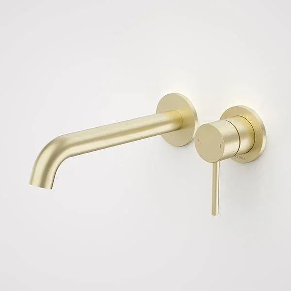 Caroma Liano II 210mm Wall Basin/Bath Mixer - Ideal Bathroom Centre96352BB6ABrushed Brass