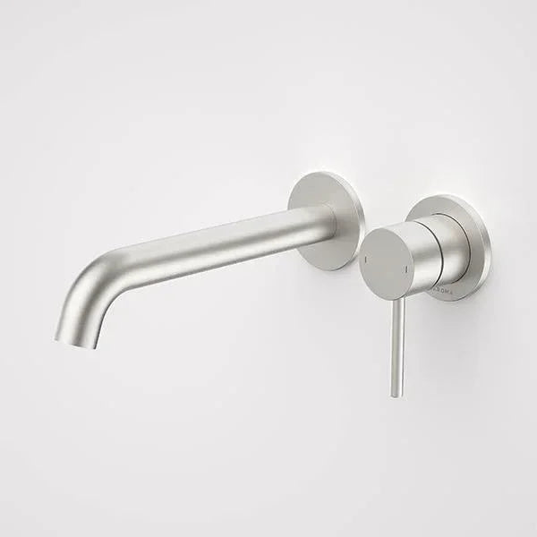 Caroma Liano II 210mm Wall Basin/Bath Mixer - Ideal Bathroom Centre96352BN6ABrushed Nickel