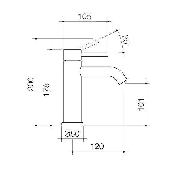 Caroma Liano II Basin Mixer - Ideal Bathroom Centre96341C6AChrome