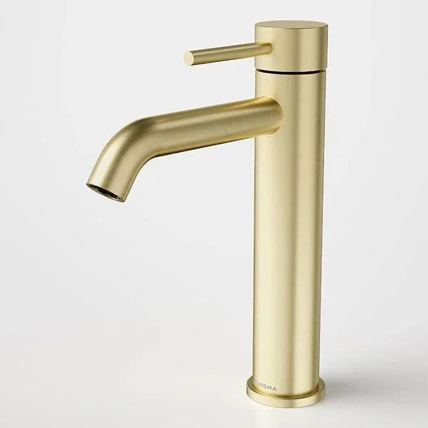 Caroma Liano II Mid Tower Basin Mixer - Ideal Bathroom Centre96342BB6ABrushed Brass