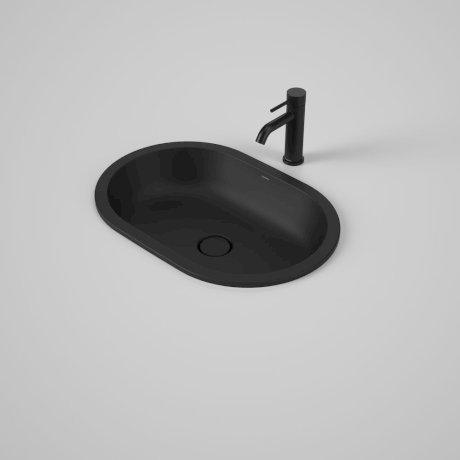 Caroma Liano II Pill 580mm Under/Over Counter Basin - Ideal Bathroom Centre852900MBMatte Black