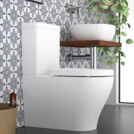 Caroma Luna Wall Faced Toilet - Ideal Bathroom Centre829710WBottom Inlet