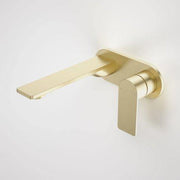 Caroma Urbane II 180mm Wall Basin/ Bath Mixer-Round Cover Plate - Ideal Bathroom Centre99631BB6ABrushed Brass
