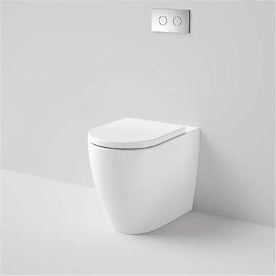 Caroma Urbane II Cleanflush Invisi Series II Wall Faced Suite (with GermGard), White