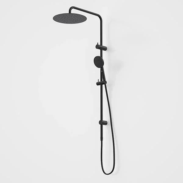 Caroma Urbane II Round Twin Shower With 300mm Rose - Ideal Bathroom Centre99630B3AMatte Black