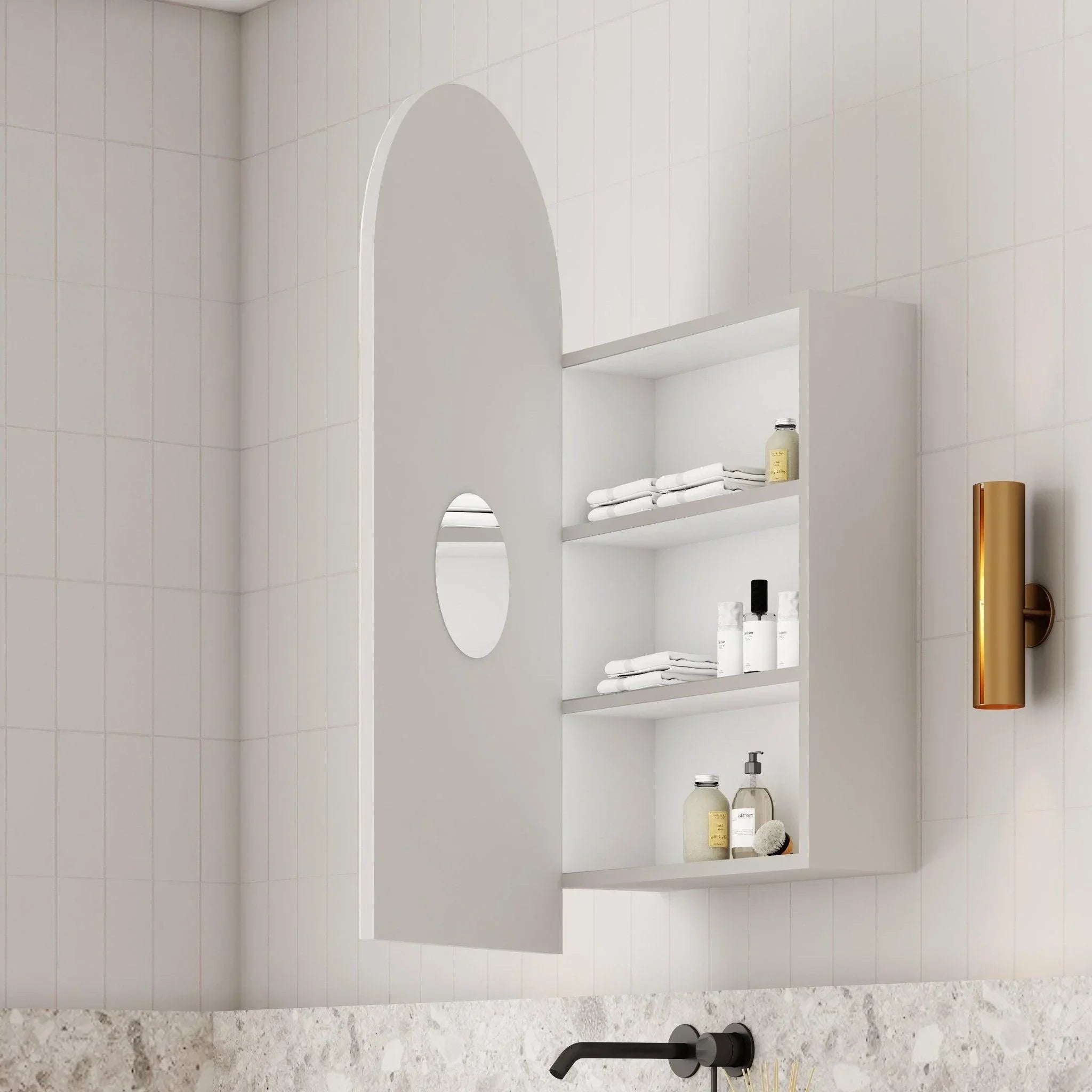Cassa Design Archied Shaving Cabinet - Ideal Bathroom CentreARCHIED 9045MWMatte White450x900mm