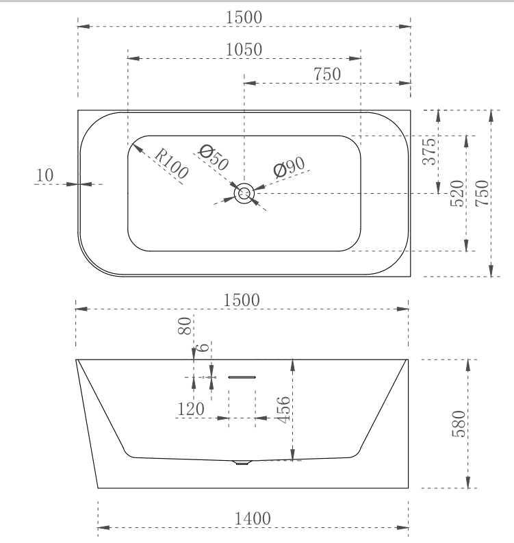 Cassa Design Ashton Corner Back to Wall Bathtub - Ideal Bathroom CentreBT-AS1500LH1500mmLeft Hand CornerGloss White