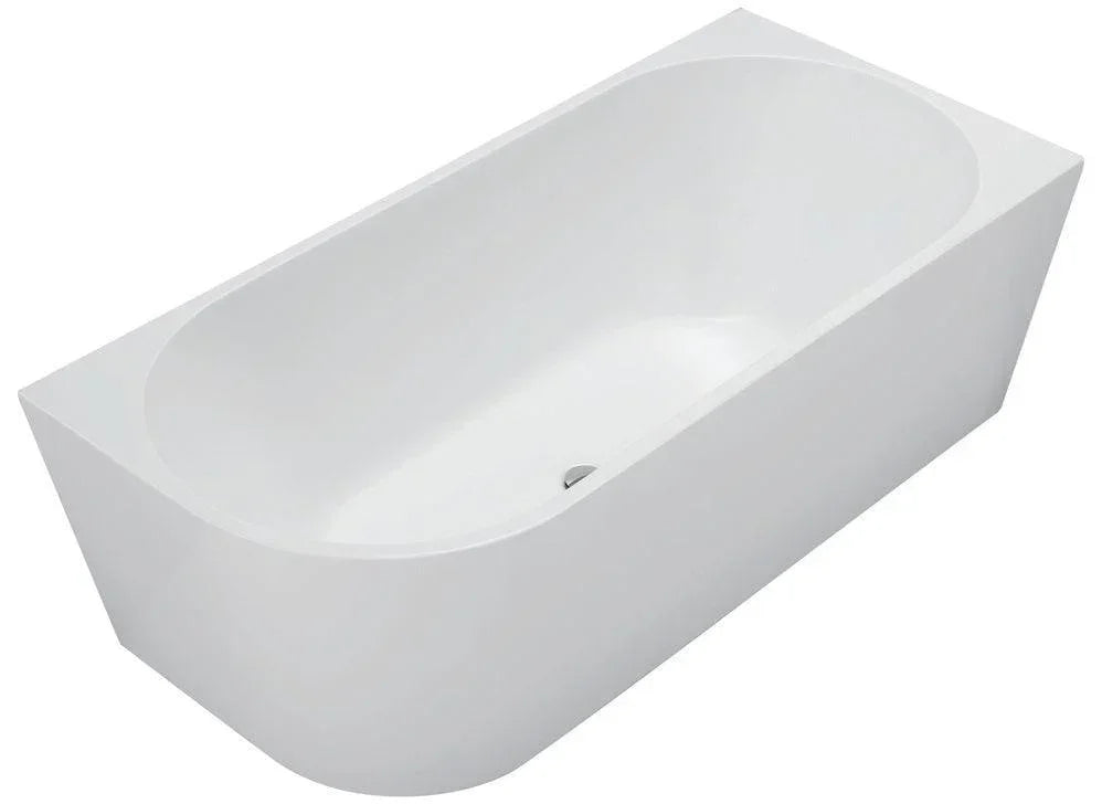 Cassa Design Auris Corner Back to Wall Bathtub-Gloss White - Ideal Bathroom CentreBT-NA1400LH1400mmLeft Hand Corner