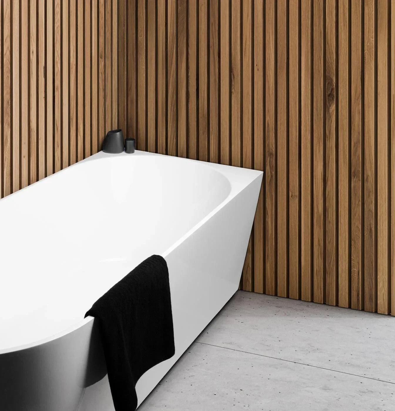 Cassa Design Auris Corner Back to Wall Bathtub-Matte White - Ideal Bathroom CentreBT-NA1400RHMW1400mmRight Hand Corner