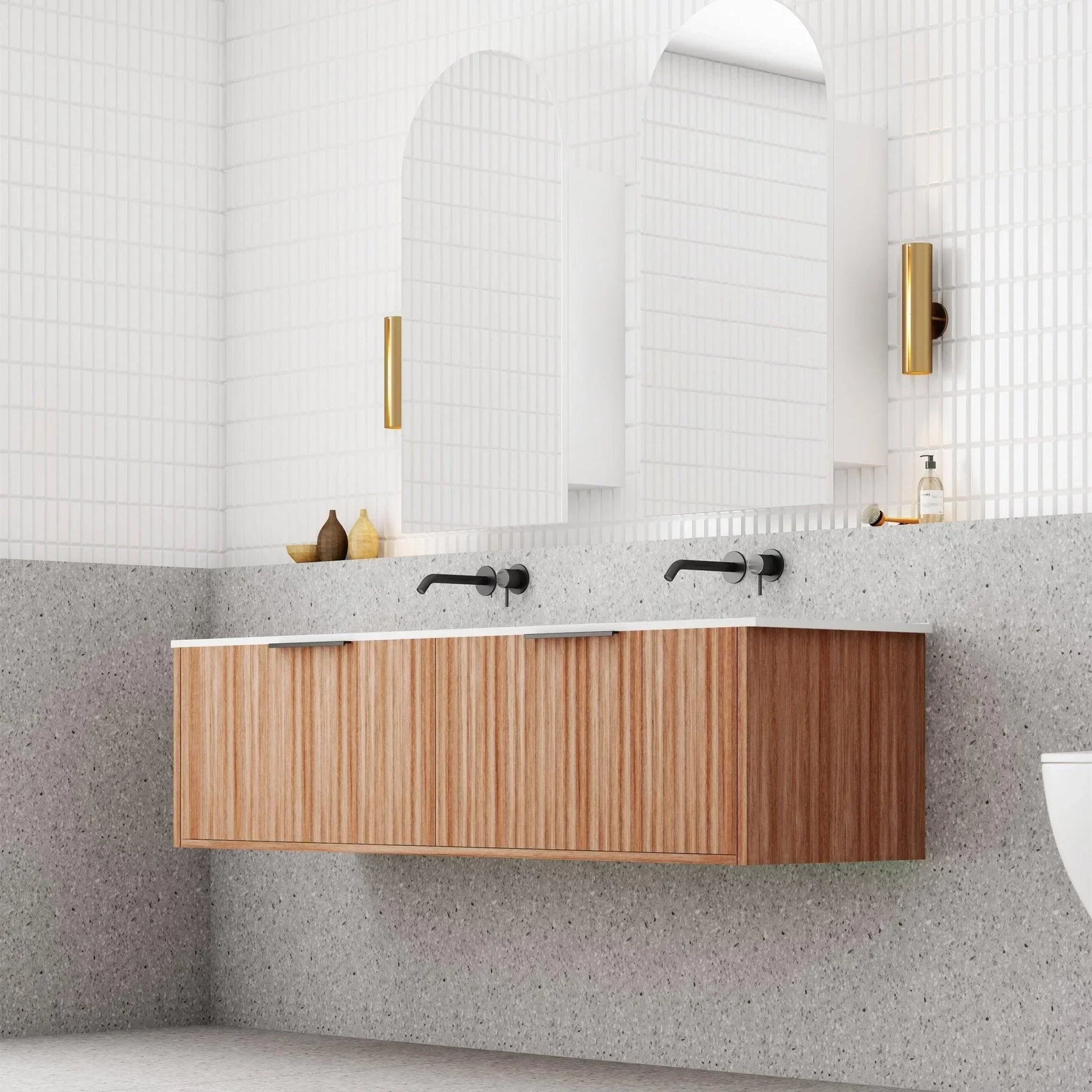 Cassa Design Caputre Wall Hung Vanity - Ideal Bathroom CentreCAP1500WH-WALNUT1500mmNatural Walnut