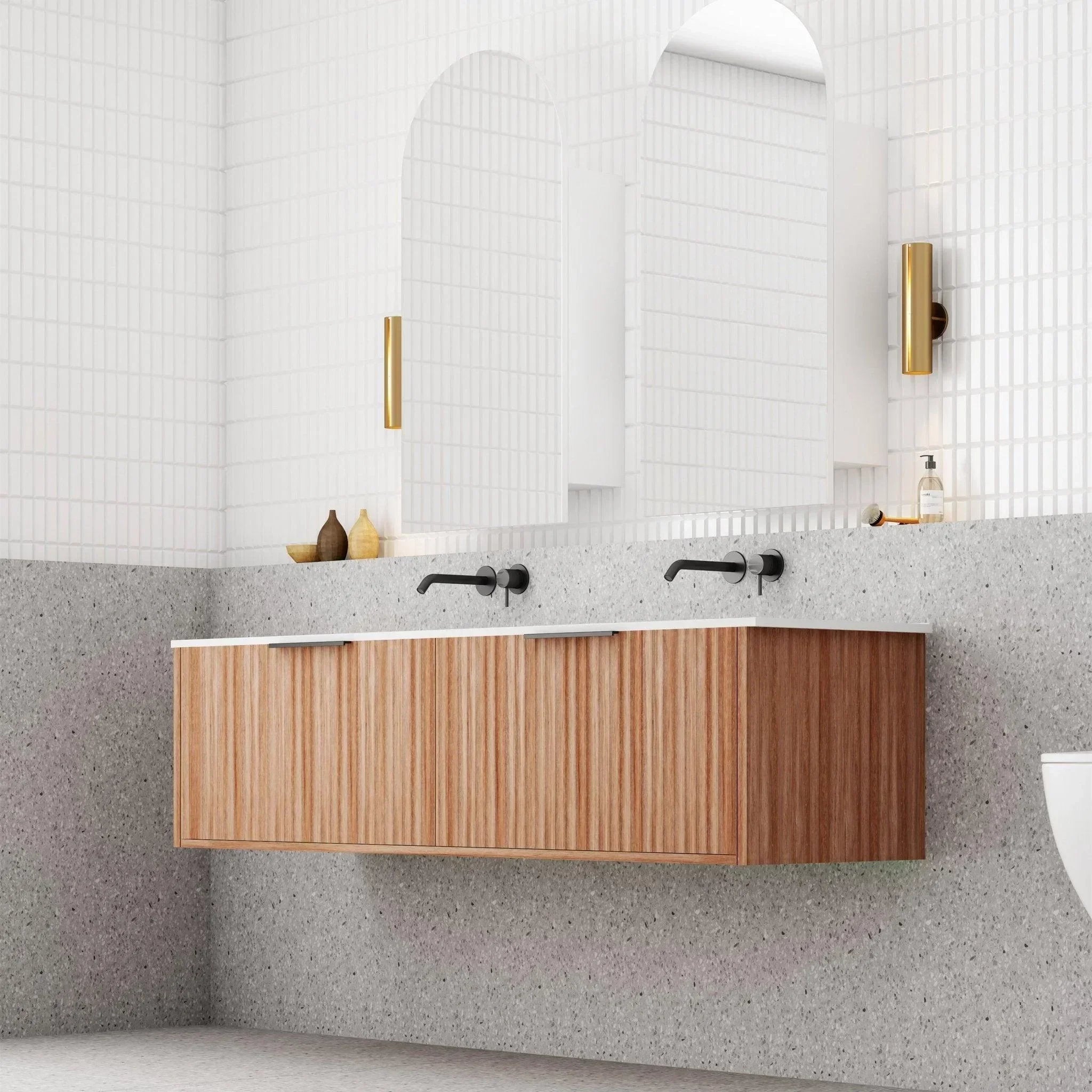 Cassa Design Caputre Wall Hung Vanity - Ideal Bathroom CentreCAP1500WH-WALNUT1500mmNatural Walnut