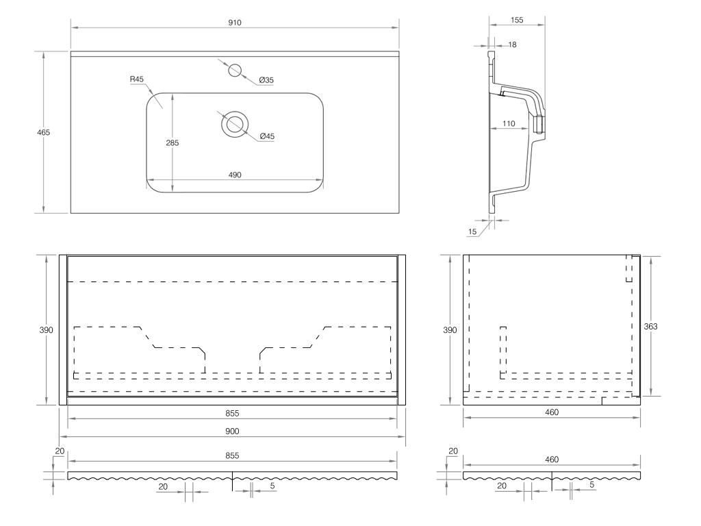 Cassa Design Caputre Wall Hung Vanity - Ideal Bathroom CentreCAP1800WH-OAK1800mmNatural Oak