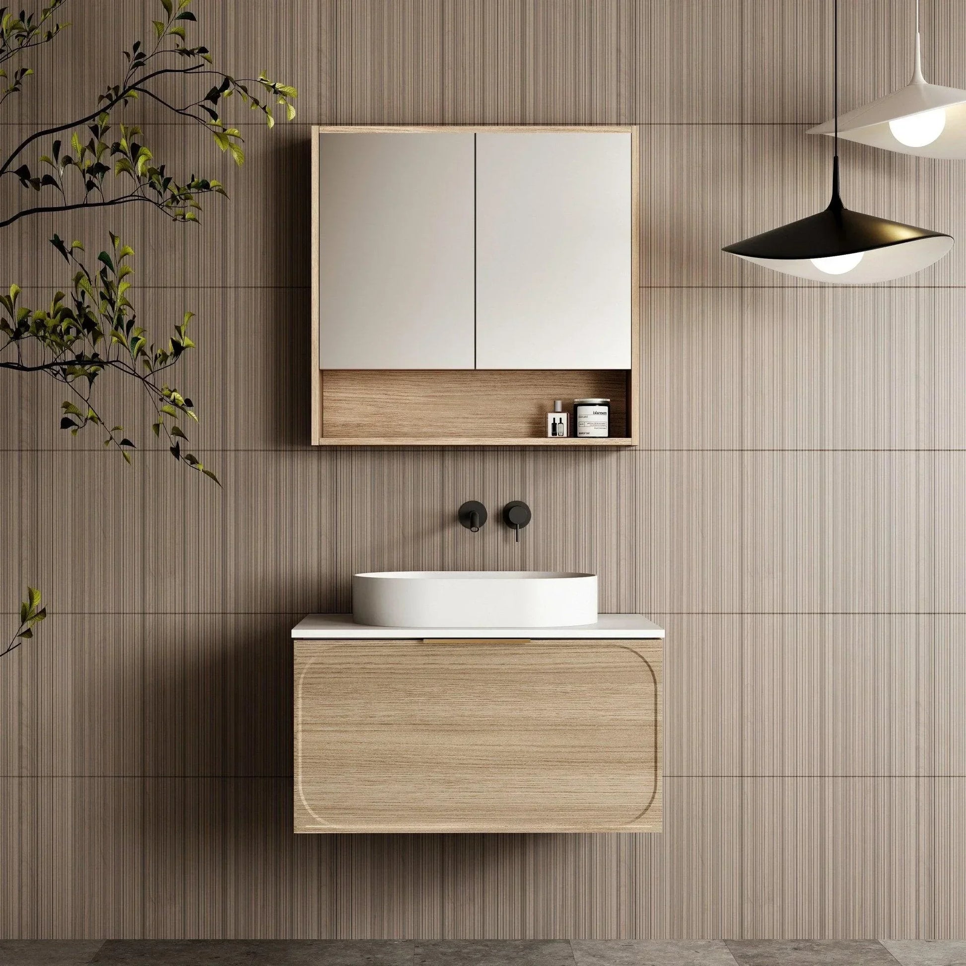Cassa Design Ciciero Wall Hung Vanity - Ideal Bathroom CentreCIC750WH-OAK750mmNatural Oak