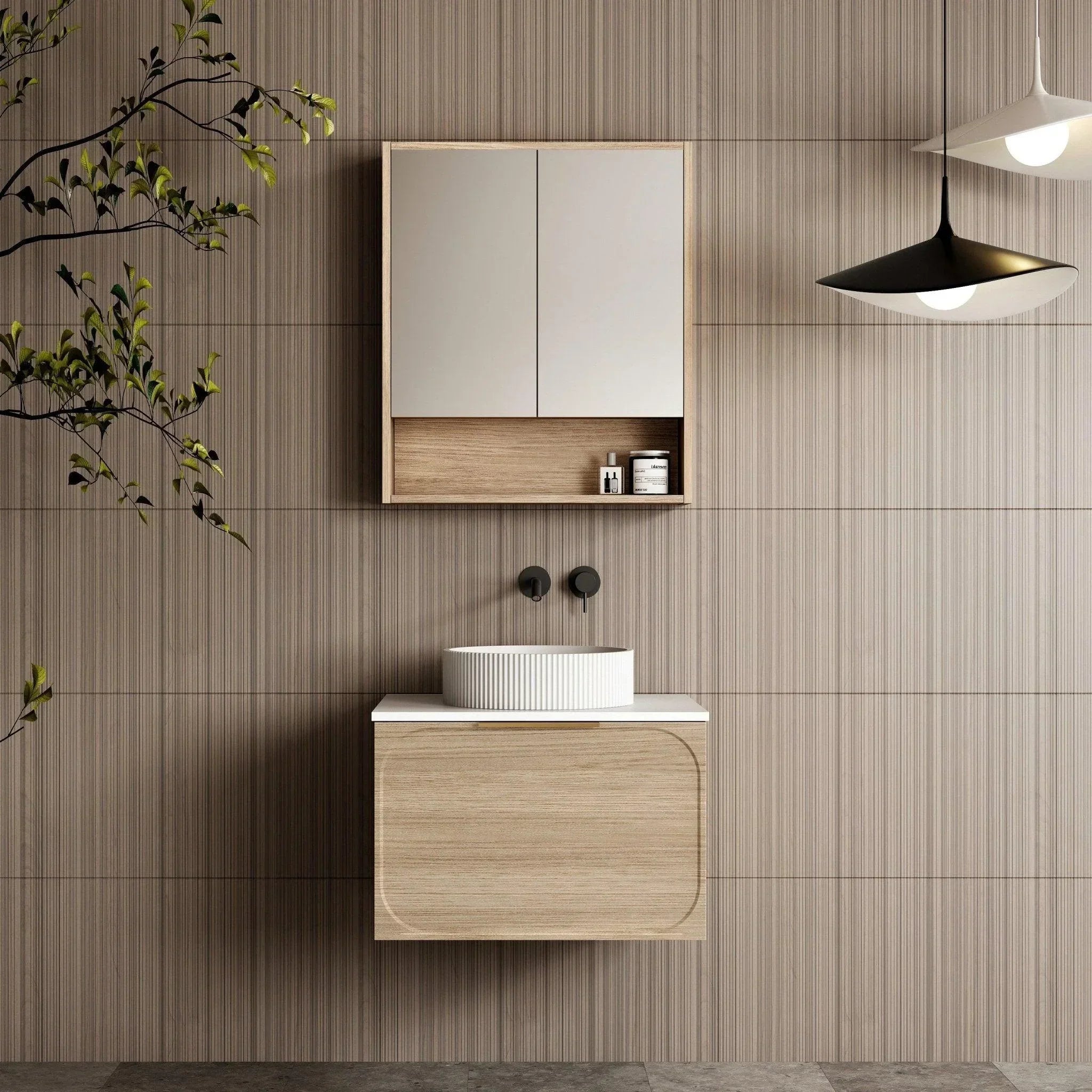 Cassa Design Ciciero Wall Hung Vanity - Ideal Bathroom CentreCIC600WH-OAK600mmNatural Oak