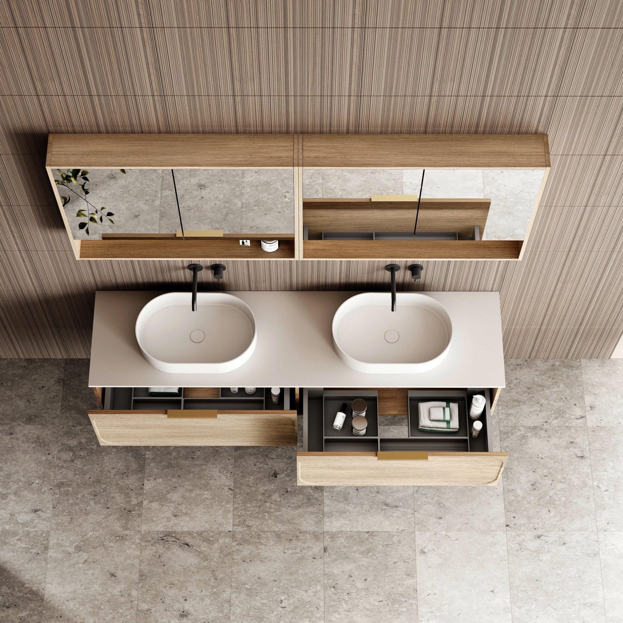 Cassa Design Ciciero Wall Hung Vanity - Ideal Bathroom CentreCIC1800WH-OAK1800mmNatural Oak