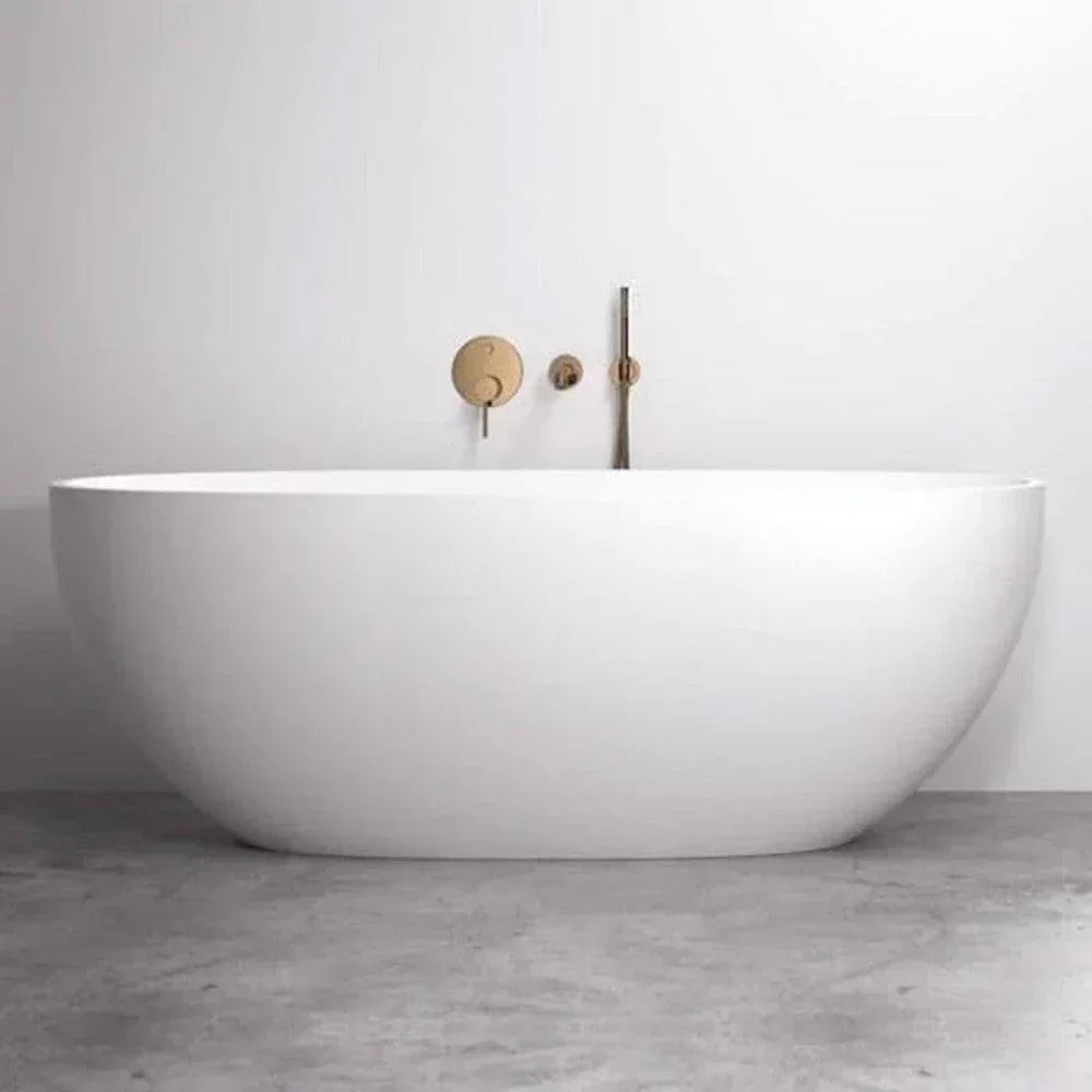 Cassa Design Egg Shape Freestanding Bath-Matte White - Ideal Bathroom CentreBT-EL1400M1400mm