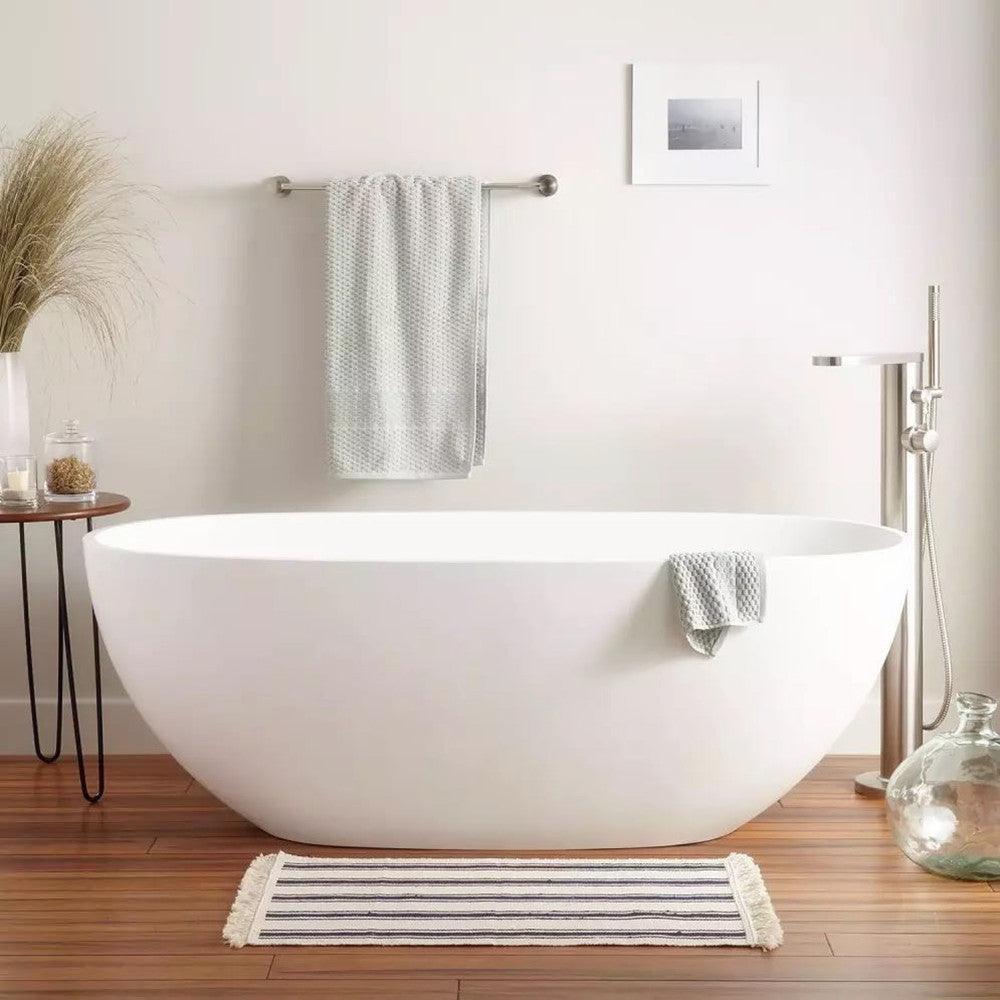 Cassa Design Egg Shape Freestanding Bath-Matte White - Ideal Bathroom CentreBT-EL1400M1400mm