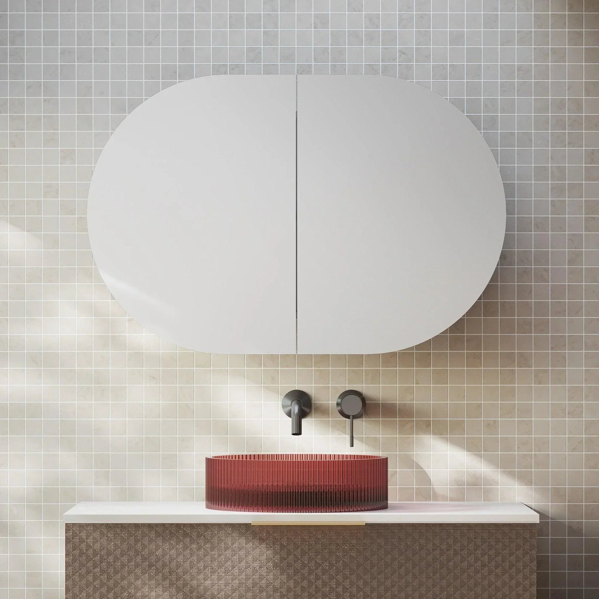 Cassa Design Elli Pill Shaving Cabinet - Ideal Bathroom CentreOVL9060MW900mm