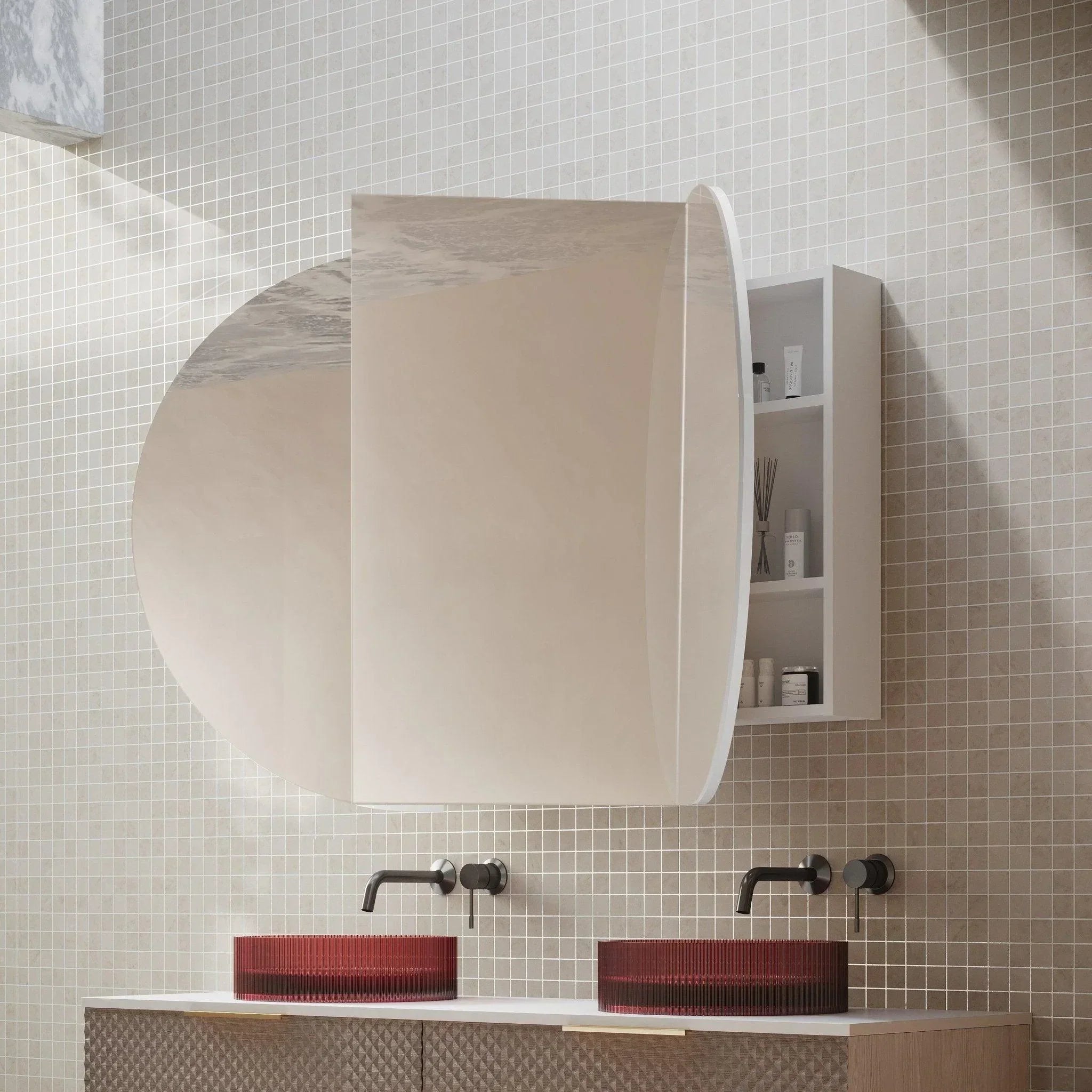 Cassa Design Elli Pill Shaving Cabinet - Ideal Bathroom CentreOVL1590MW1500mm