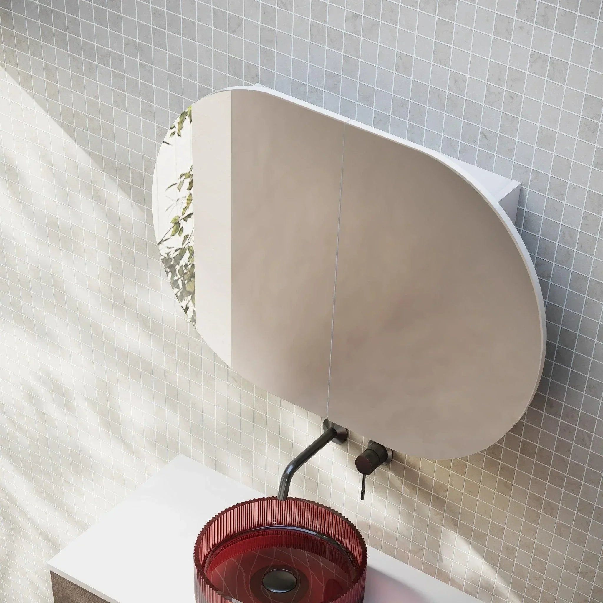 Cassa Design Elli Pill Shaving Cabinet - Ideal Bathroom CentreOVL9060MW900mm