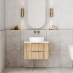 Cassa Design Gravity Curved Wall Hung Vanity - Ideal Bathroom CentreGRA600WH-OAK600mmNatural Oak