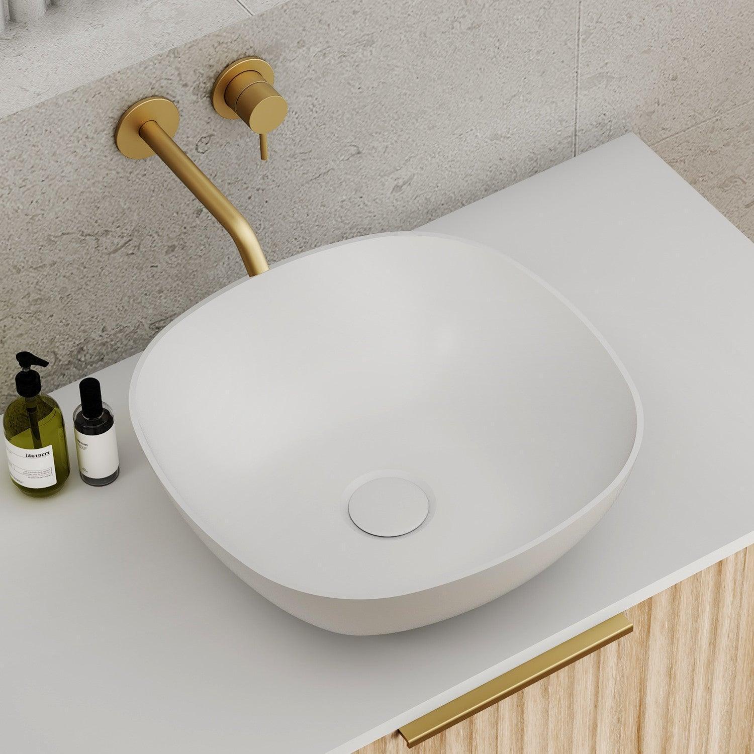 Cassa Design Rec Slim 360x360x130mm Above Counter Basin - Ideal Bathroom Centre