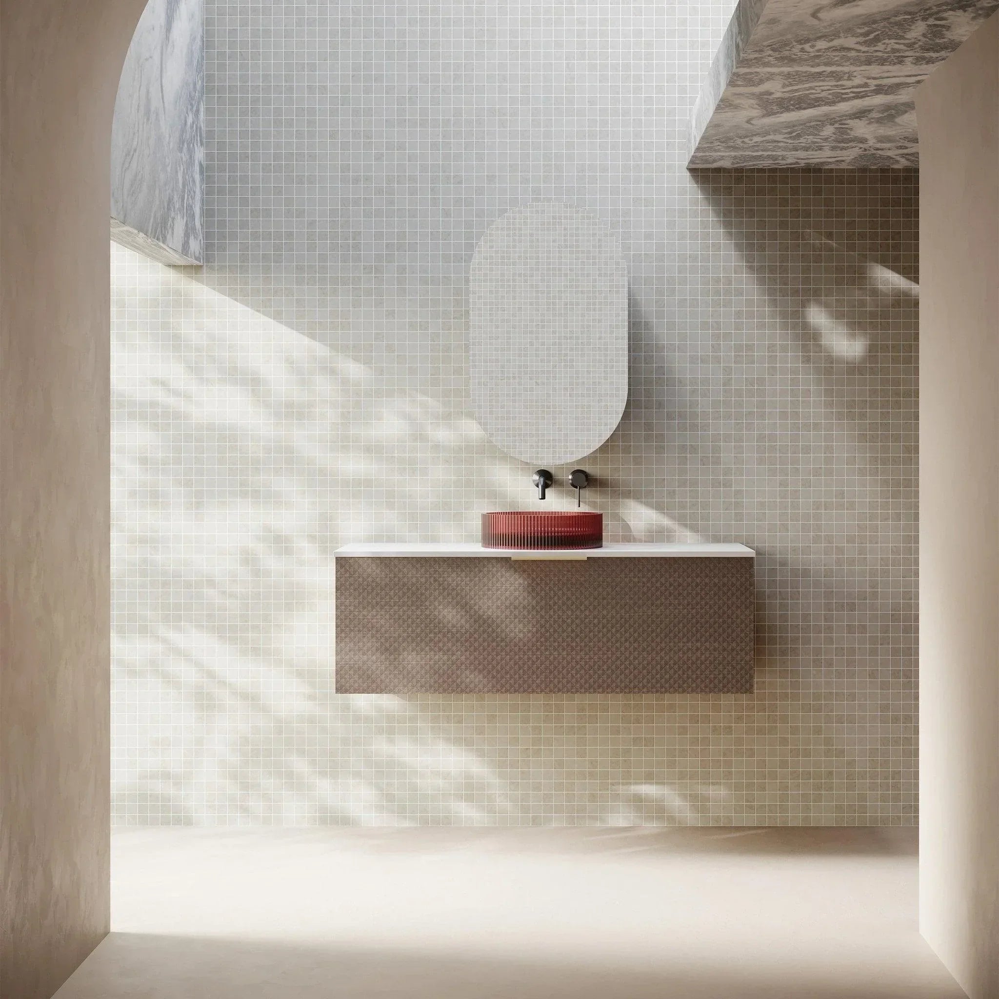 Cassa Design Relievo Wall Hung Vanity - Ideal Bathroom CentreREL1200IWRelievo Walnut1200mm