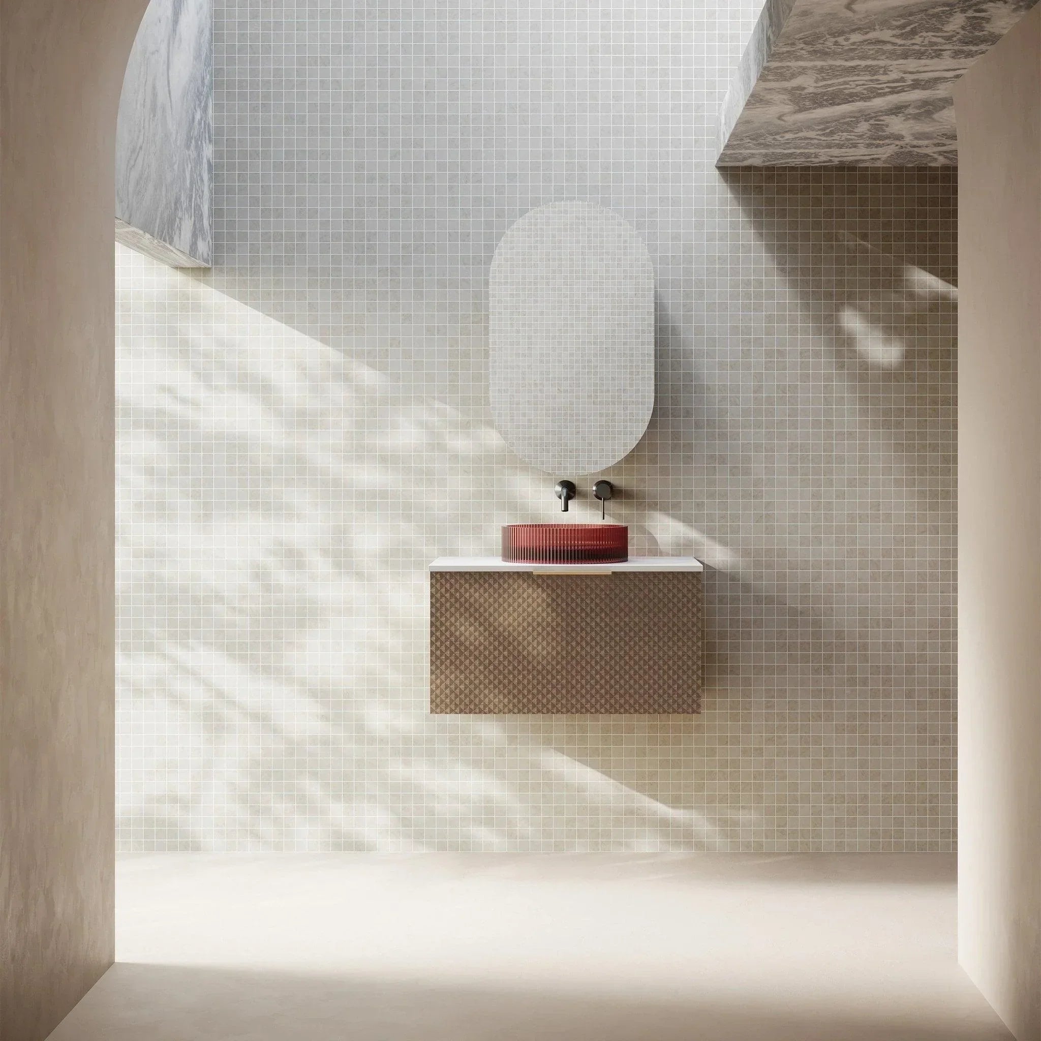 Cassa Design Relievo Wall Hung Vanity - Ideal Bathroom CentreREL750IWRelievo Walnut750mm