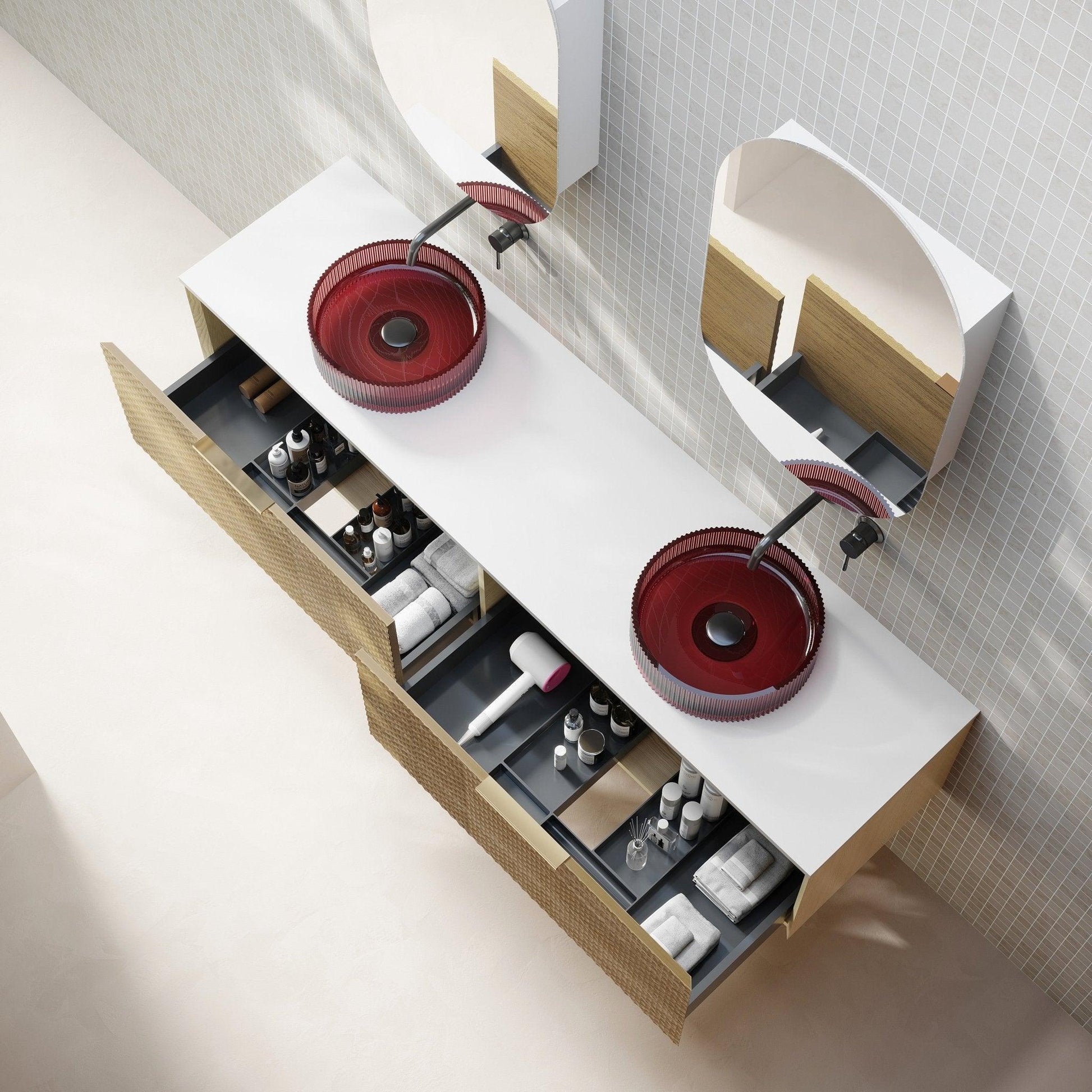 Cassa Design Relievo Wall Hung Vanity - Ideal Bathroom CentreREL1800IORelievo Oak1800mm