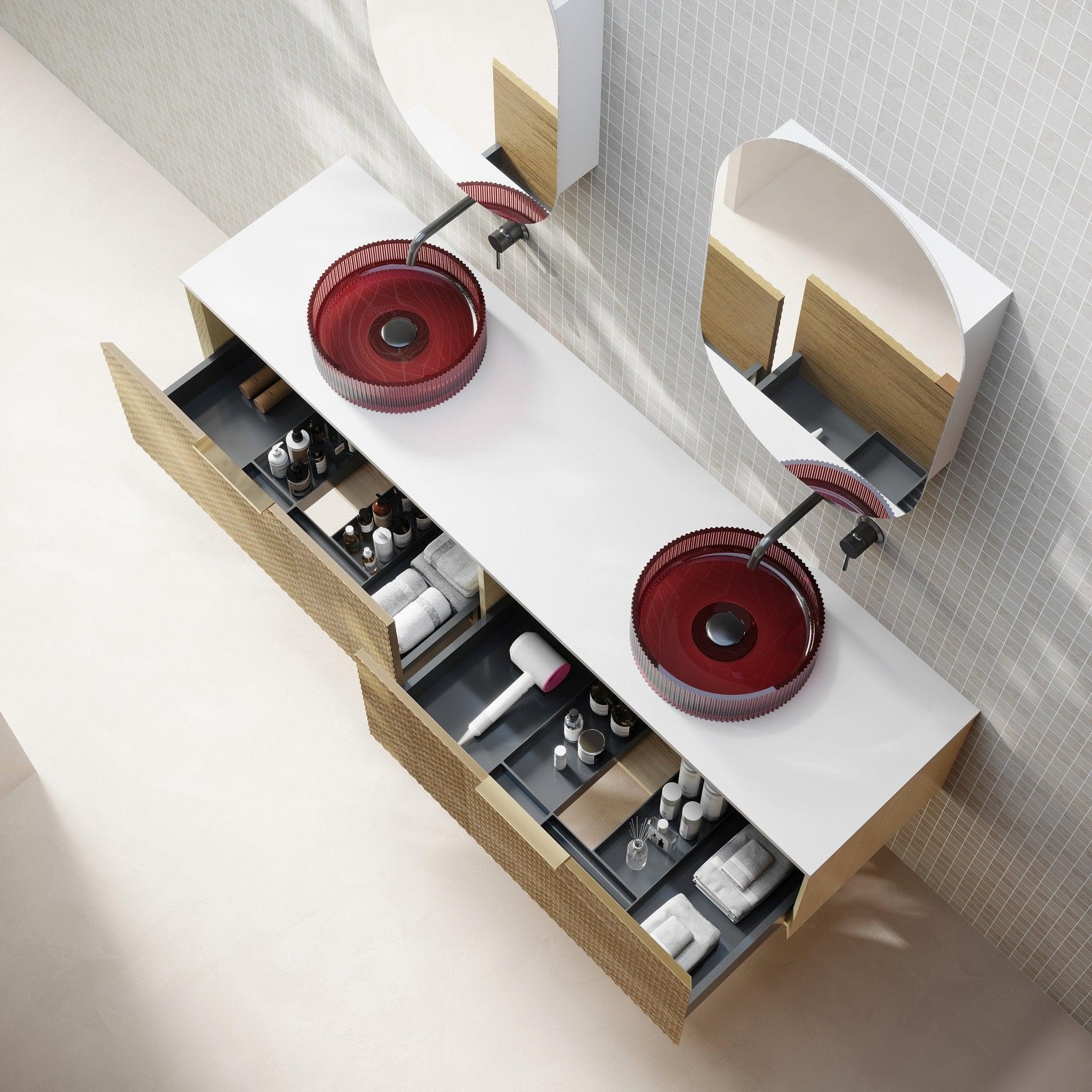 Cassa Design Relievo Wall Hung Vanity - Ideal Bathroom CentreREL1800IORelievo Oak1800mm