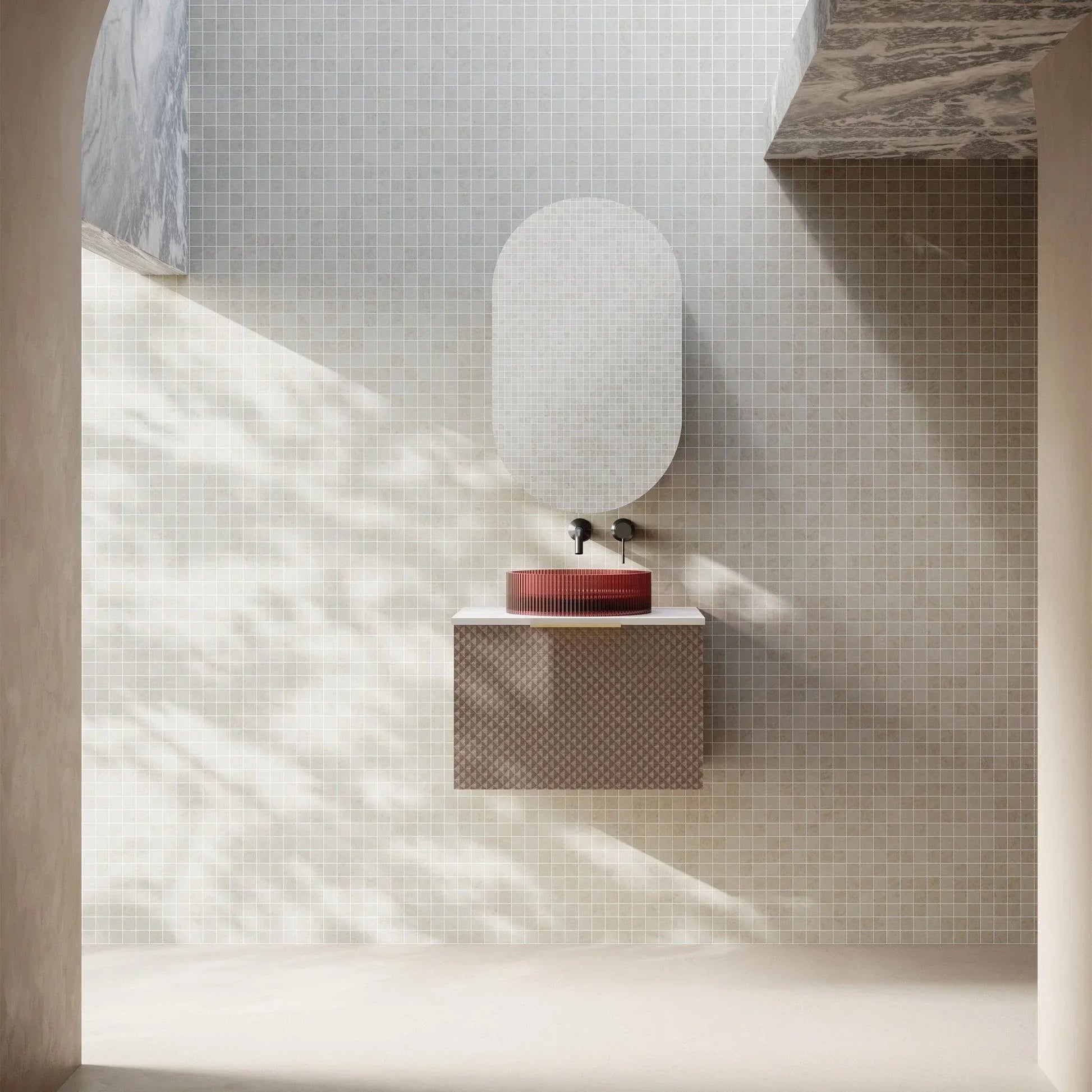 Cassa Design Relievo Wall Hung Vanity - Ideal Bathroom CentreREL600IWRelievo Walnut600mm