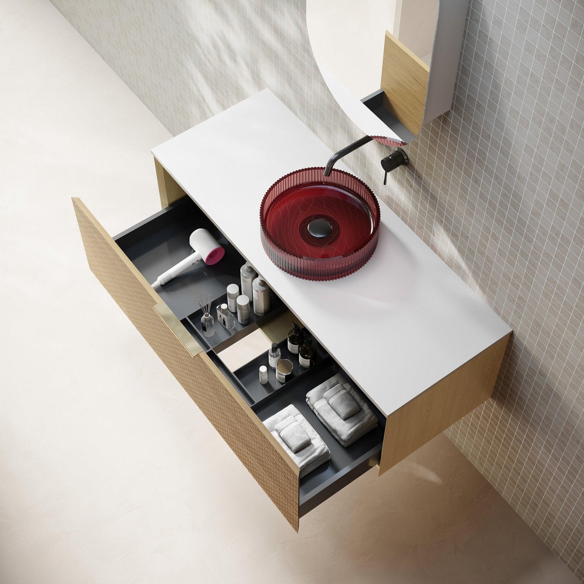 Cassa Design Relievo Wall Hung Vanity - Ideal Bathroom CentreREL1200IORelievo Oak1200mm