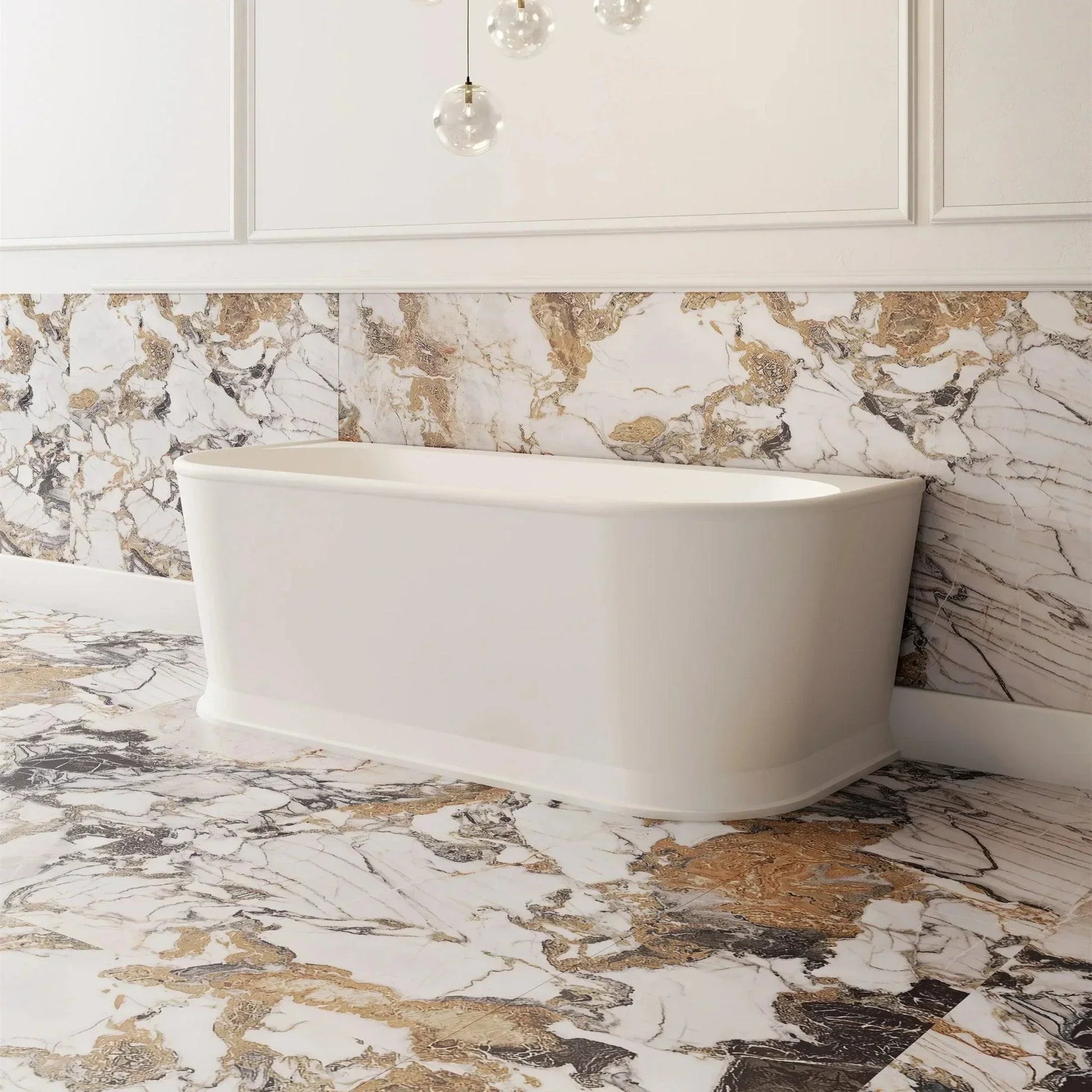 Cassa Design Westminster Back to Wall Bath - Ideal Bathroom CentreBT-WA1500M1500mmMatte White