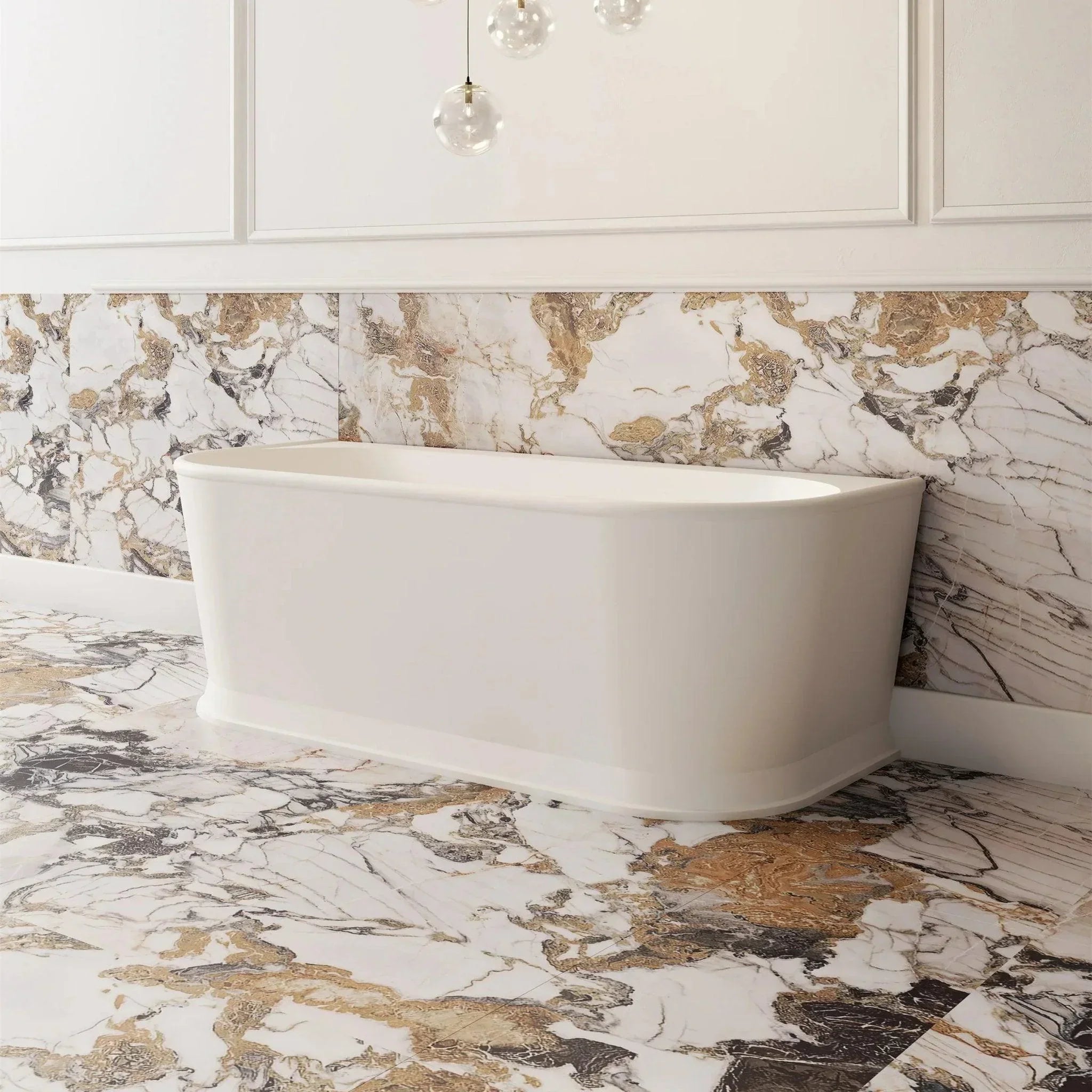 Cassa Design Westminster Back to Wall Bath - Ideal Bathroom CentreBT-WA1500M1500mmMatte White